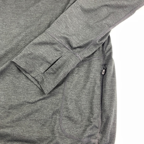 Gapfit Brushed Tech Jersy Hoodie Womens Large Gray - Picture 9 of 9